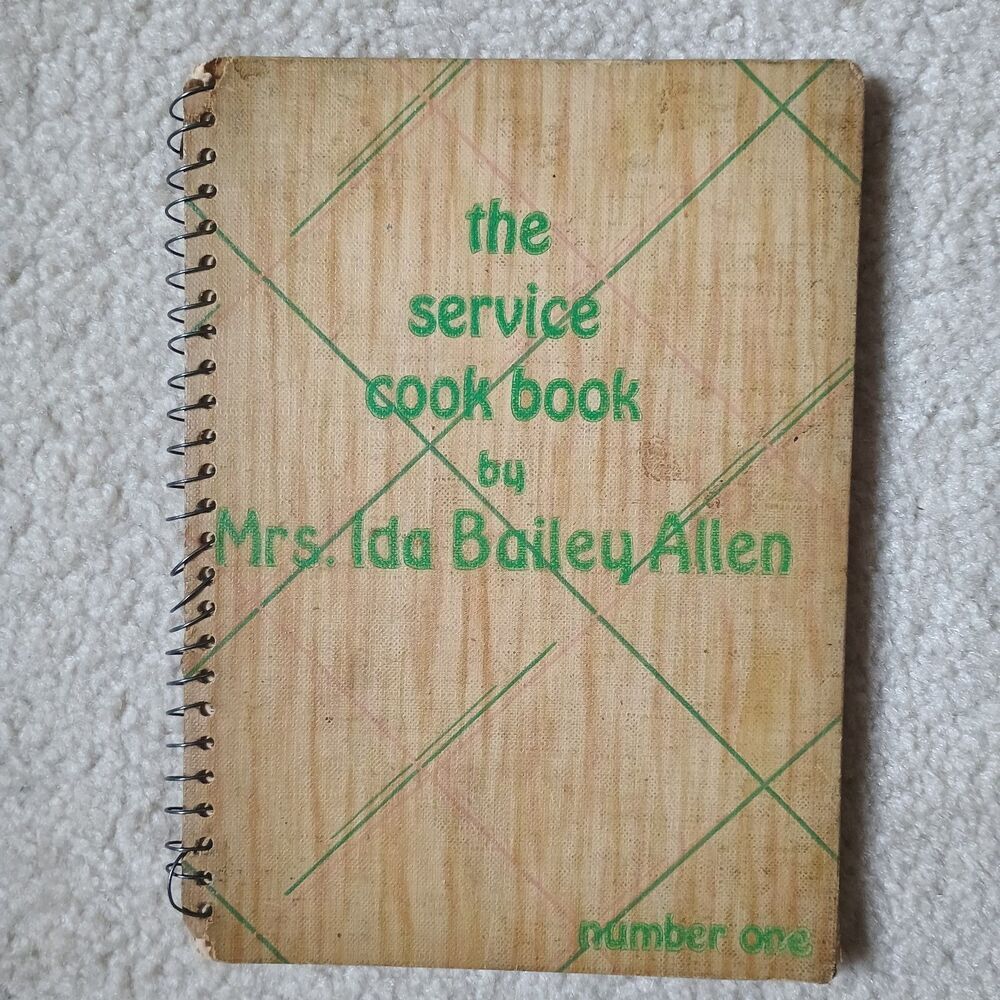 Vintage The Service Cookbook 1933 Mrs. Ida Bailey Allen Number One 1st Edition